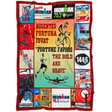 I Love Triathlon Blanket