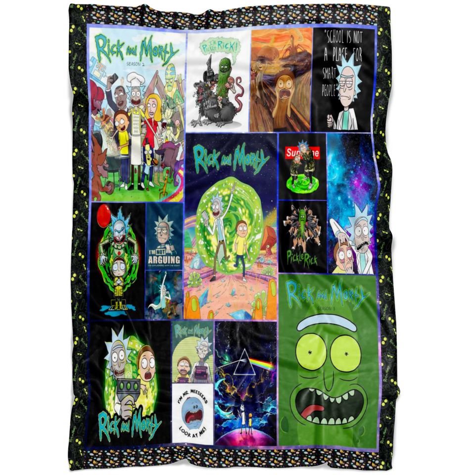 Rick and Morty Blanket
