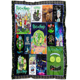Rick and Morty Blanket