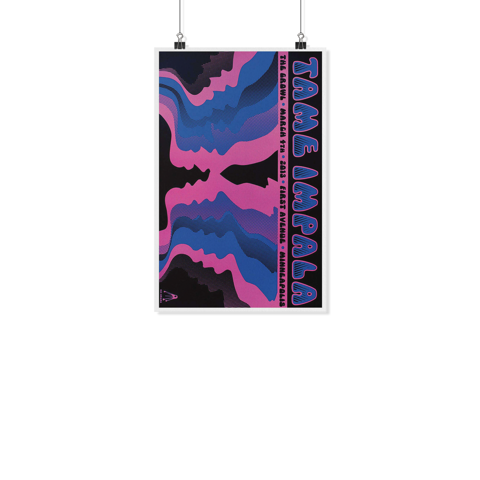 Tame Impala Psychedelic Rock Band Poster Hot Gift - No Frame (17 X 11 (Horizontal))