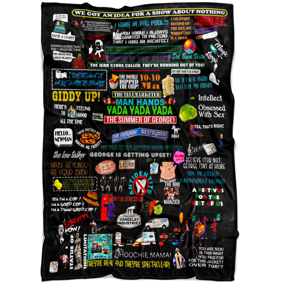 Seinfeld 30th Anniversary Blanket copy