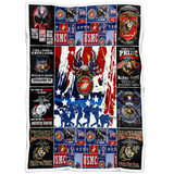 Usmc Veteran Blanket1 copy