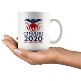 Cthulhu 2020 No Lives Matter Coffee Mug, Cthulhu Coffee Mug, Cthulhu Mythos Cup, Miskatonic University, Call of Cthulhu, Lovecraft Fan Gift Coffee Mu - TL