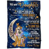 To My Daughter Blanket - Pig