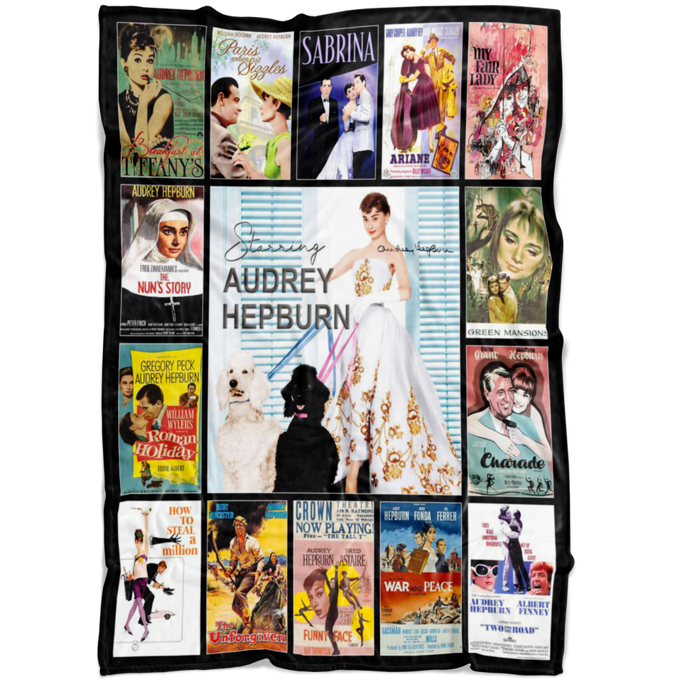 Audrey Hepburn Blanket copy