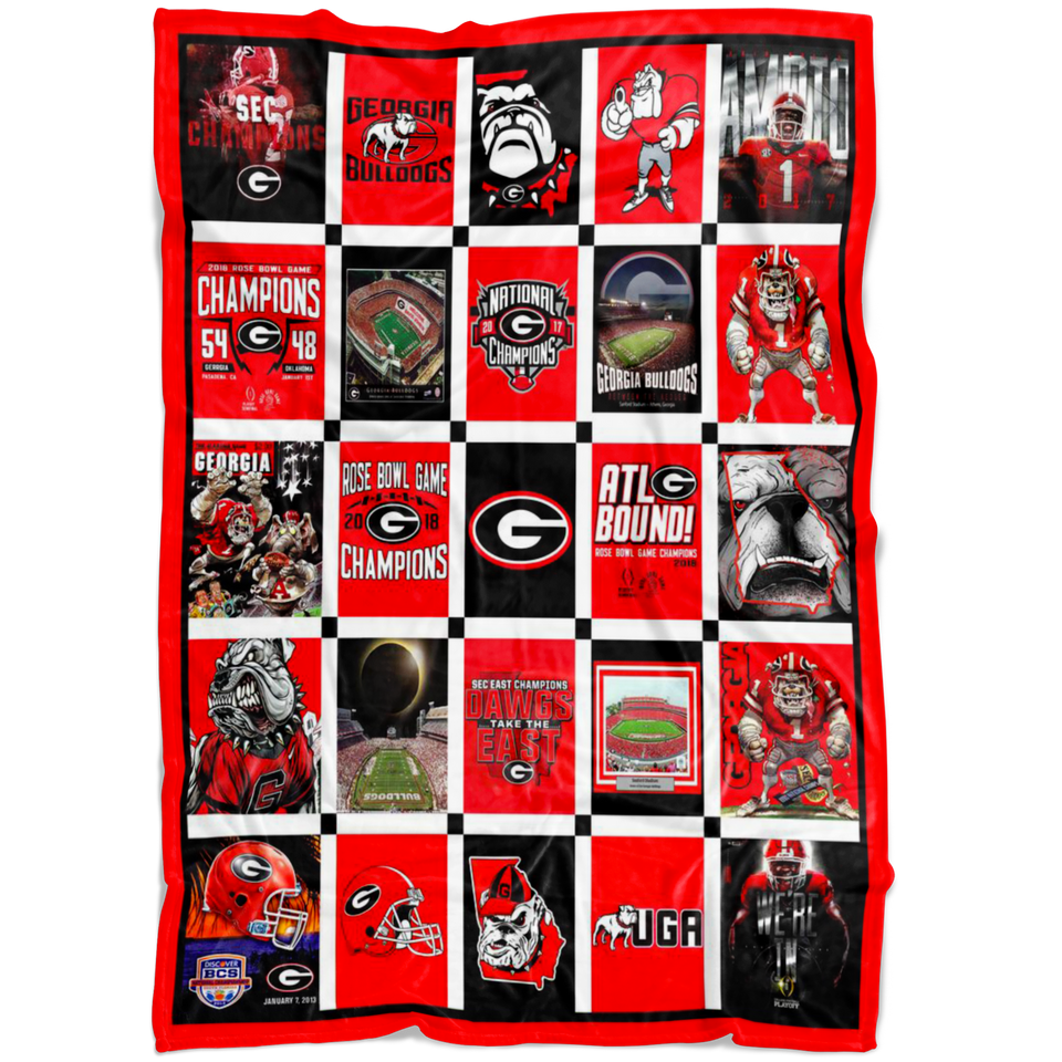Georgia Bulldogs Ver1 Blanket