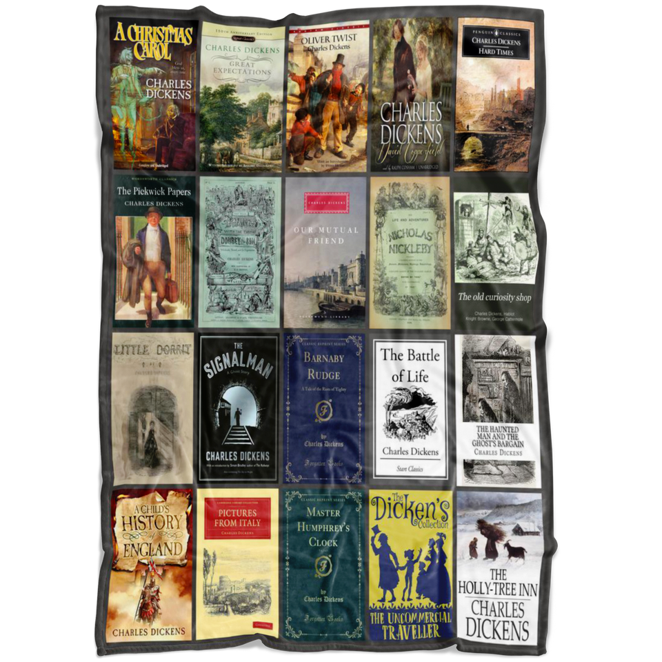 Charles Dickens Books Quilt copy