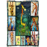 Giraffes Lover, Love Giraffes Blanket