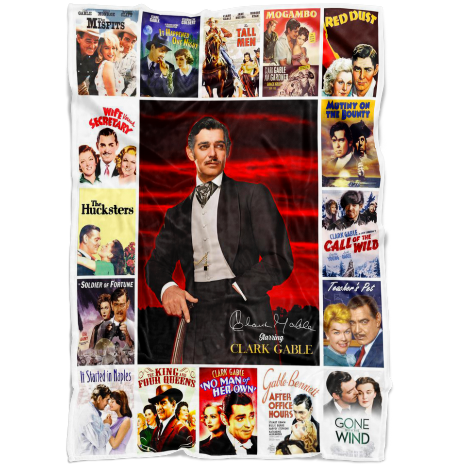 Clark Gable Blanket Clark Gable - Vivien Leigh Quilt