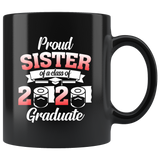 Proud Sister of A Class of 2020 Graduate Coffee Mug 11oz Senior 2020 Quarantine Coffee Mug Senior 2020 Quarantined Mug Senior Class of Class 2020 Mug - TL