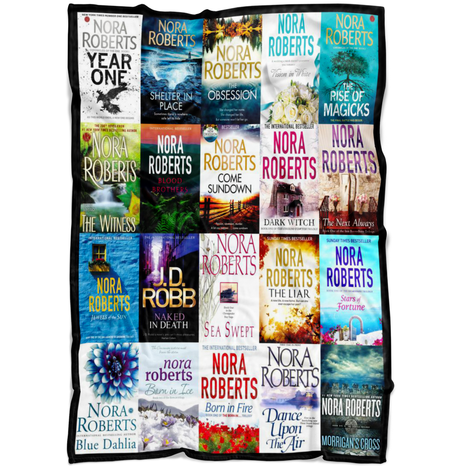 Nora Roberts Books Quilt copy
