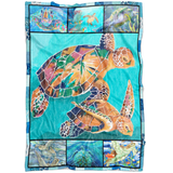 Turtle Blanket Turtle Lover Quilt