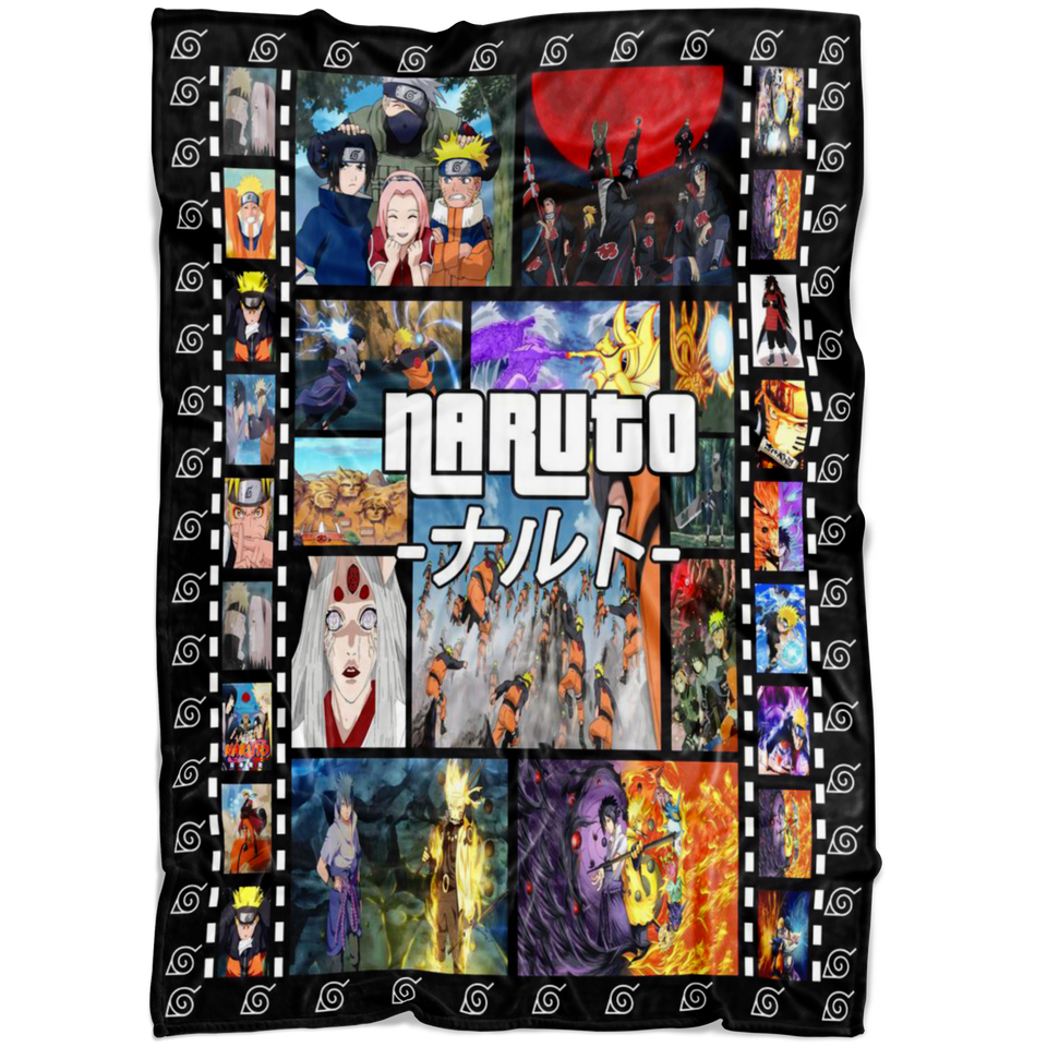 Naruto Anime 3D Blanket-min