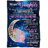 To My Daughter Blanket - Elephant
