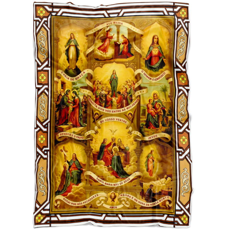 The Blessed Virgin Mary Blanket copy