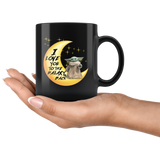Baby Youda Coffee Mug 11oz, I love you to the galaxy and back Coffee Mug, Ceramic Coffee Mug Tea Cup - TL