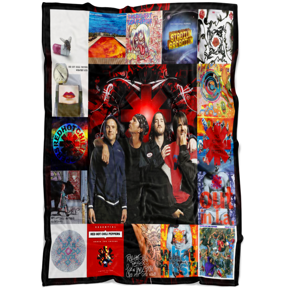 Red Hot Chili Peppers Anniversary Blanket laij
