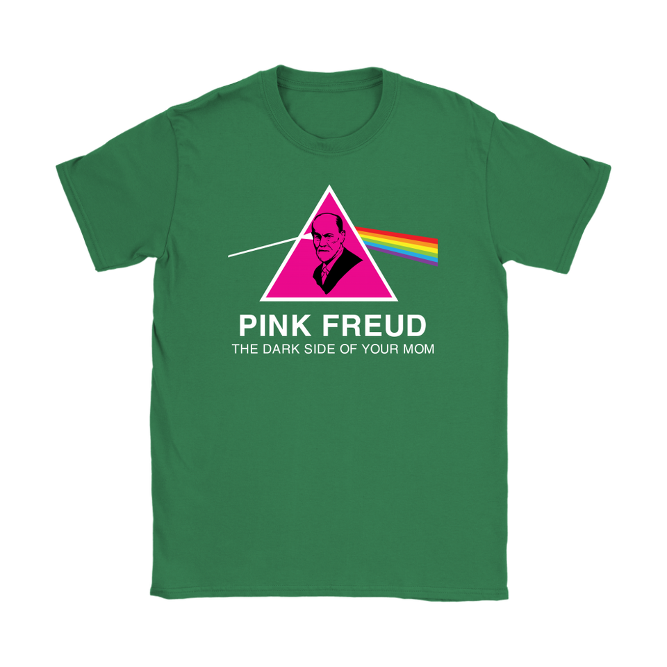 Mr.Jyotis Pink Freud The Dark Side of Your Mom T-Shirt Womens Morden - TL