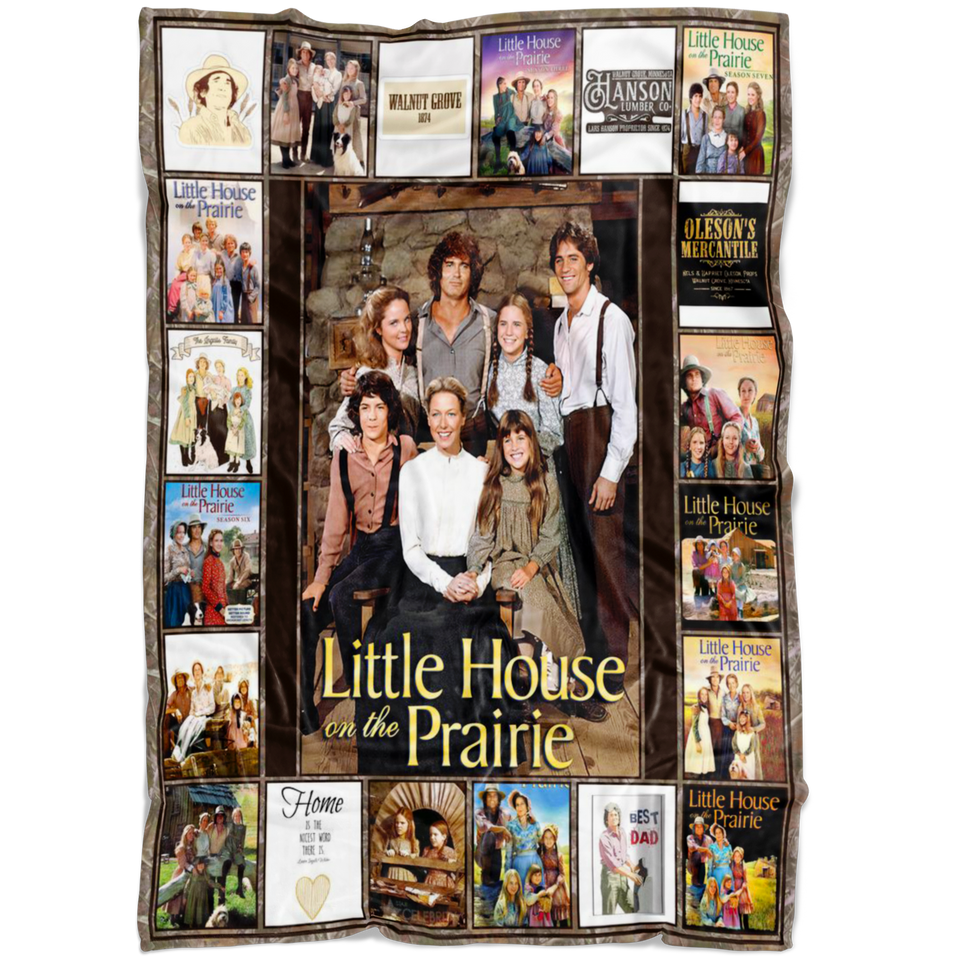 little house on the prairie blanket