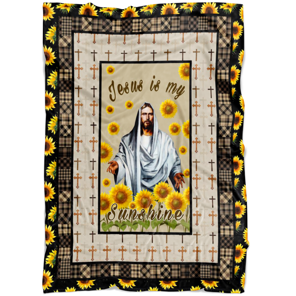 Jesus Is My Sunshine Blanket copy