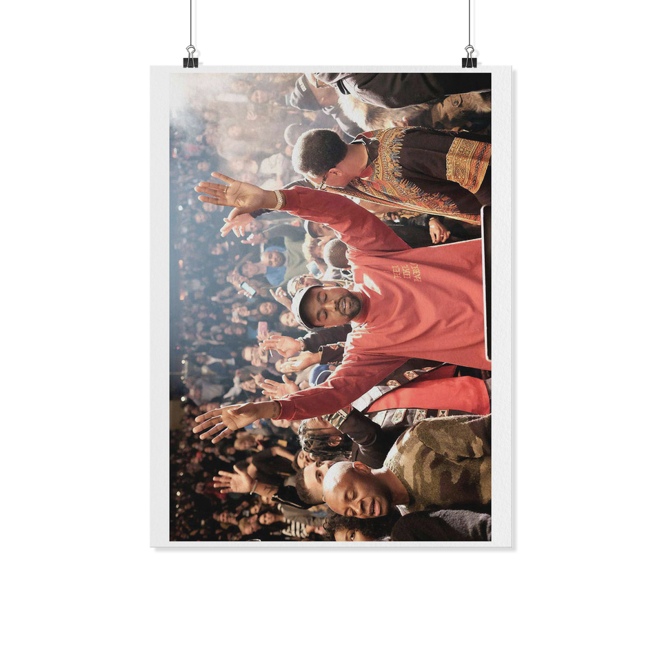 Kanye West The Life of Pablo Poster Rap Hiphop Super Star No Frame (24 X 16 (Horizontal)) TL