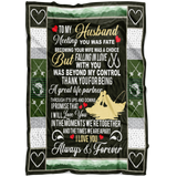 Fishing Blanket To My Husband