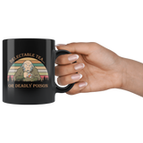 Delectable Tea Or Deadly Poison Vintage Retro Mug Gift Uncle Iroh The Last Airbender 11oz Black, Delectable Tea Or Deadly Poison Mug - TL
