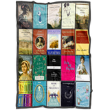 Jane Austen Books Blanket