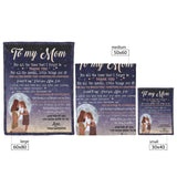 to My Mom Blanket from Daughter - Meaningful Gifts for Mom
