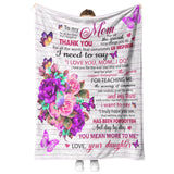 to My Mom Blanket from Daughter