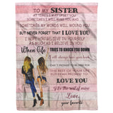 to My Sister Blanket