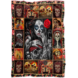 Sugar Skull Blanket Version 2