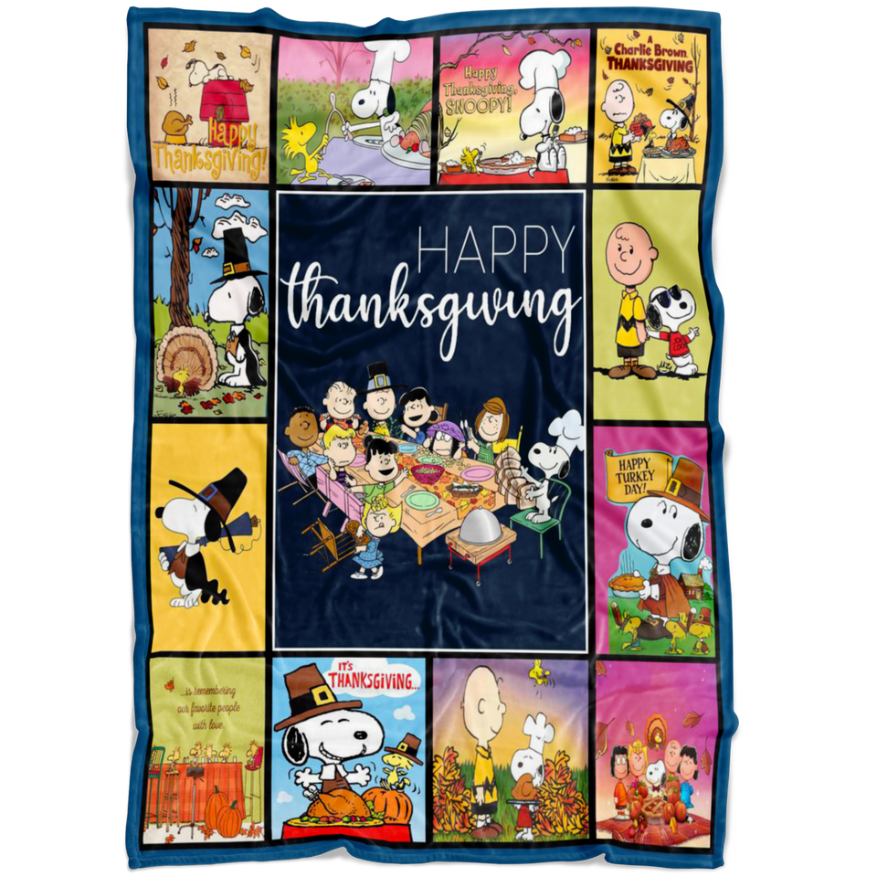 Thanksgiving Blanket Snoopy