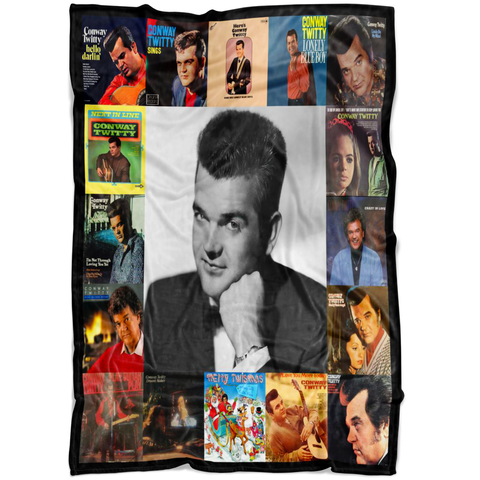 Conway Twitty Style Three Blanket copy