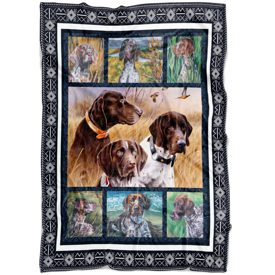 german shorthaired pointer blanket