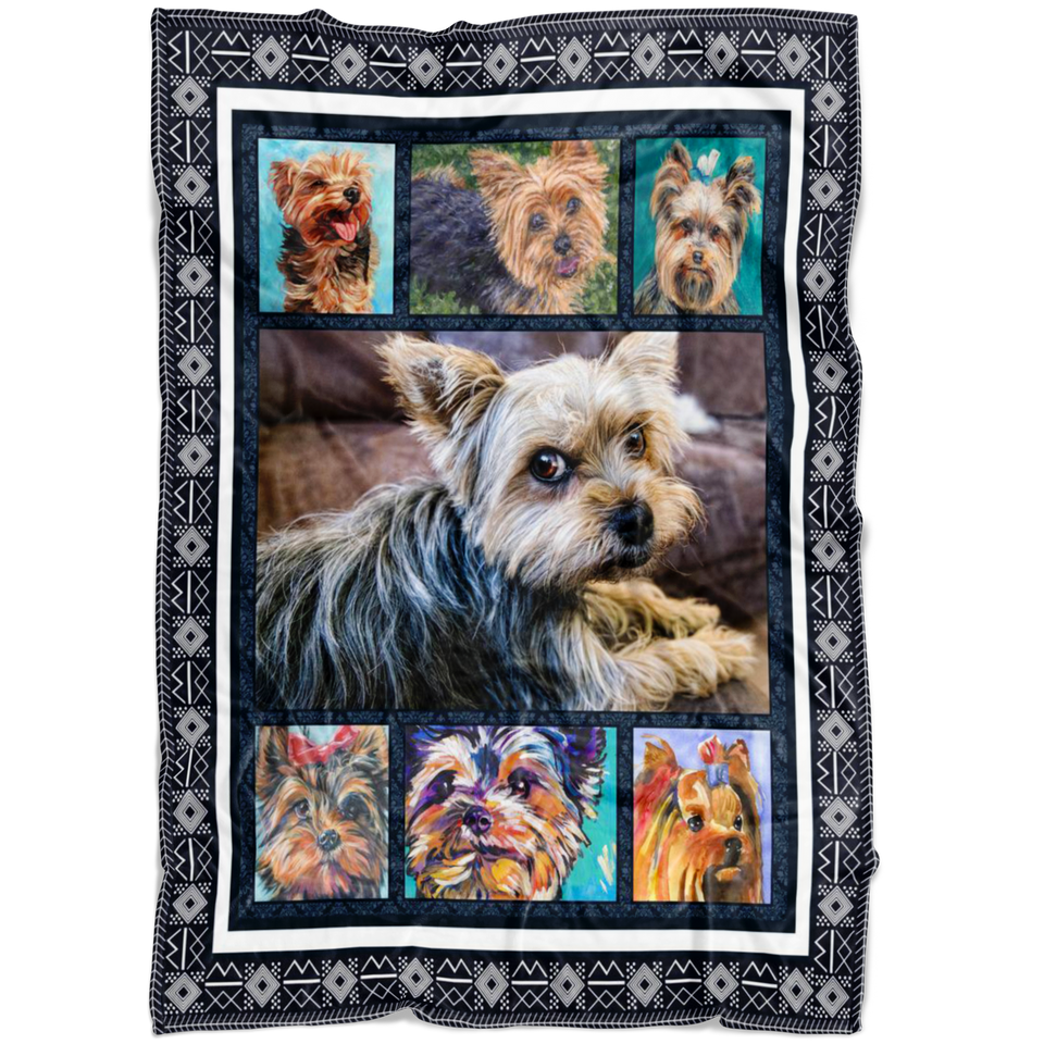 Yorkshire Terrier Dog Blanket