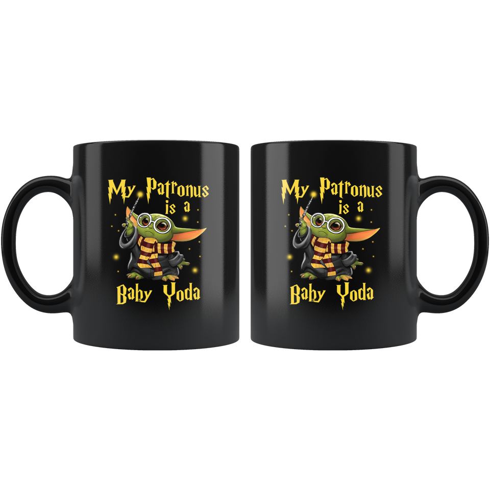 Baby Youda Coffee Mug 11oz, My Patronus Is A Baby Yo-da Coffee Mug, Ceramic Coffee Mug Tea Cup - TL