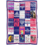 Nurse Blanket Nurse Quotes Quilt