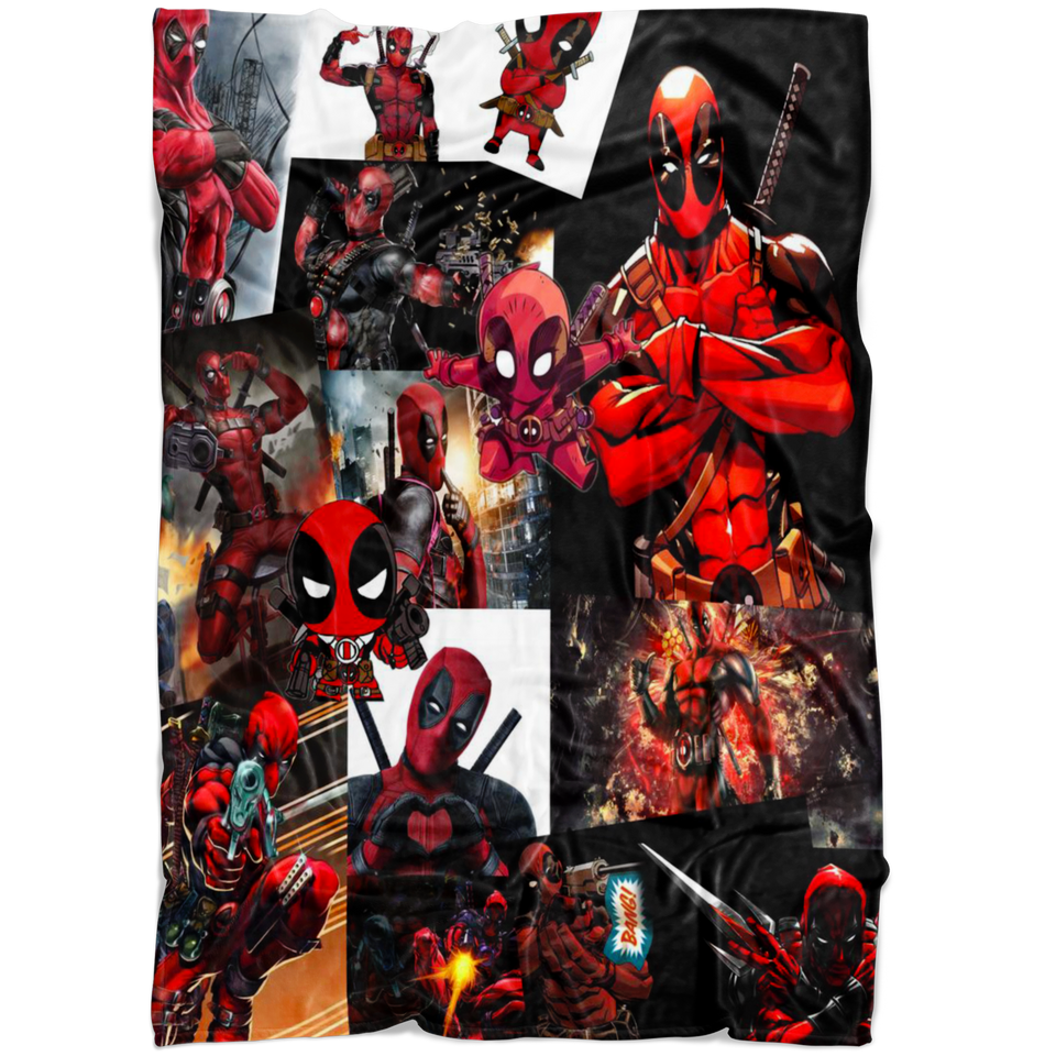 Deadpool Blanket Deadpool 3D Quilt