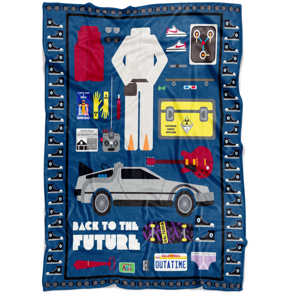 Back To The Future Blanket