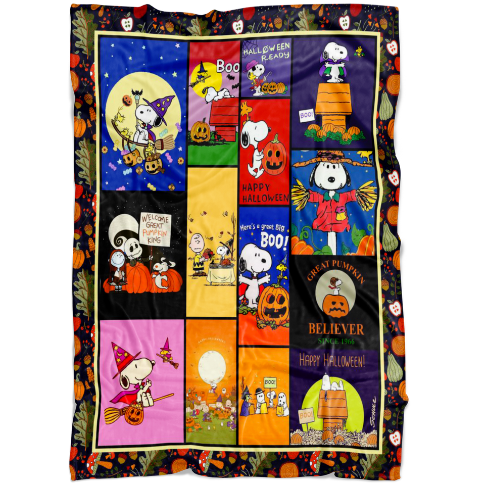 Snoopy Halloween Blanket copy