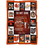 Cleveland Browns Quilt Blanket 01