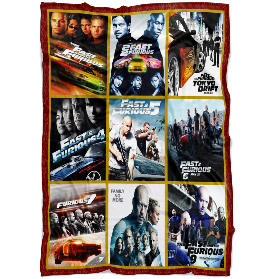 Fast And Furious Blanket