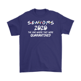 Seniors 2020 The One Where They were Quarantined Social Distancing T-Shirt - TL