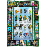 Legend of Zelda Blanket, Legend of Zelda - Evolves Quilt