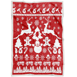 Ugly Christmas Holiday Firefighter Blanket copy
